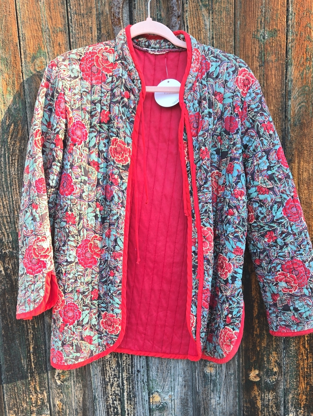 Vintage Quilted Floral Jacket